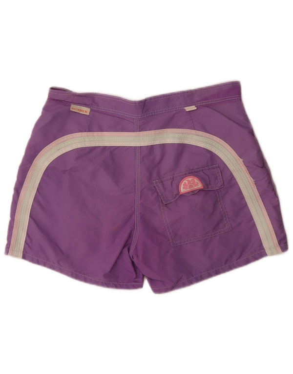 Sundek Herre svømmeshorts Medium Lilla Colourblock Nylon