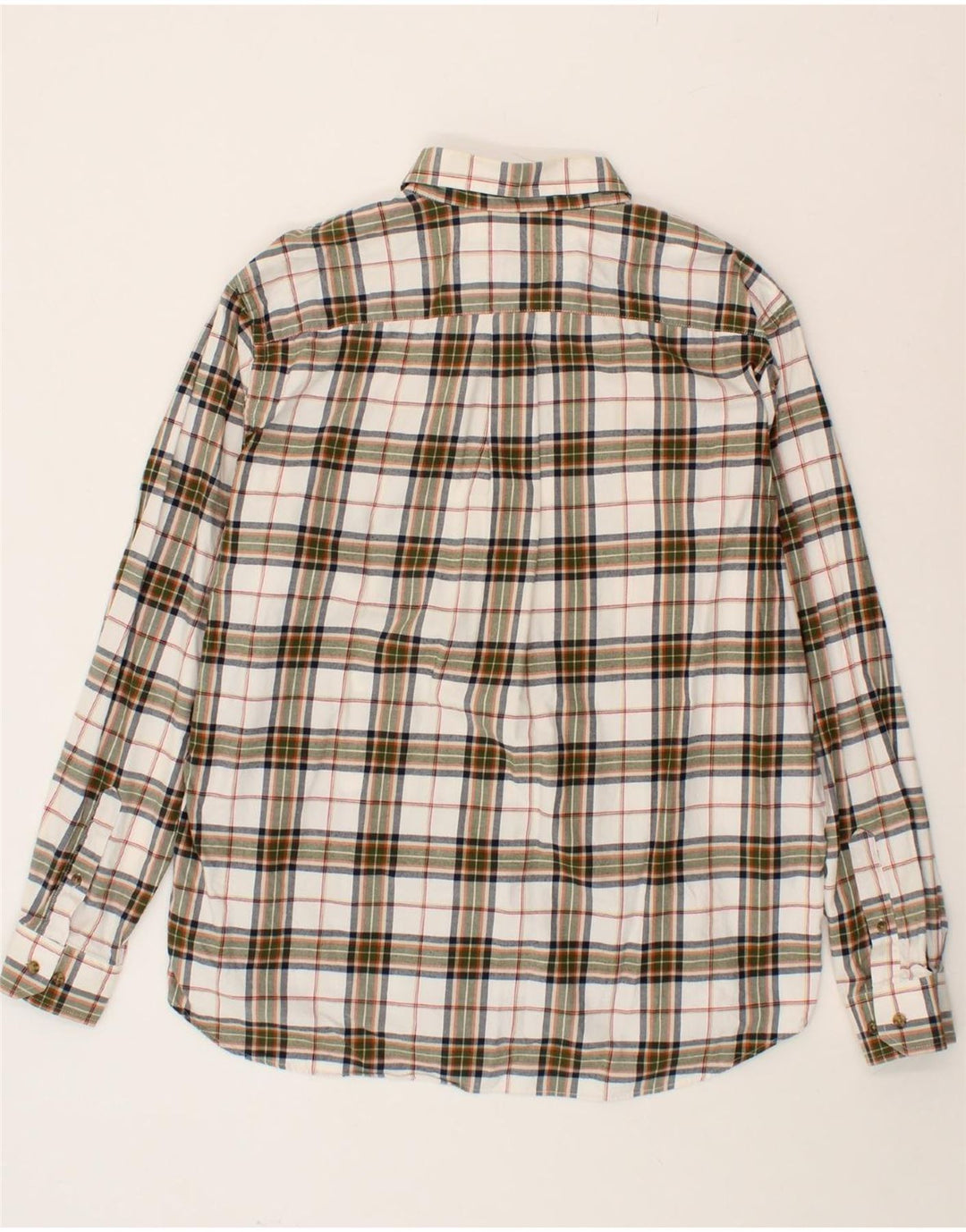 EDDIE BAUER Mens Shirt Large Multicoloured Check Cotton Vintage Eddie Bauer and Second-Hand Eddie Bauer from Messina Hembry 