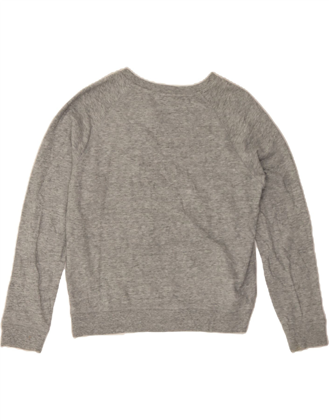 LEVI'S Womens Graphic Sweatshirt Jumper UK 16 Large Grey Flecked Cotton Vintage Levi's and Second-Hand Levi's from Messina Hembry 