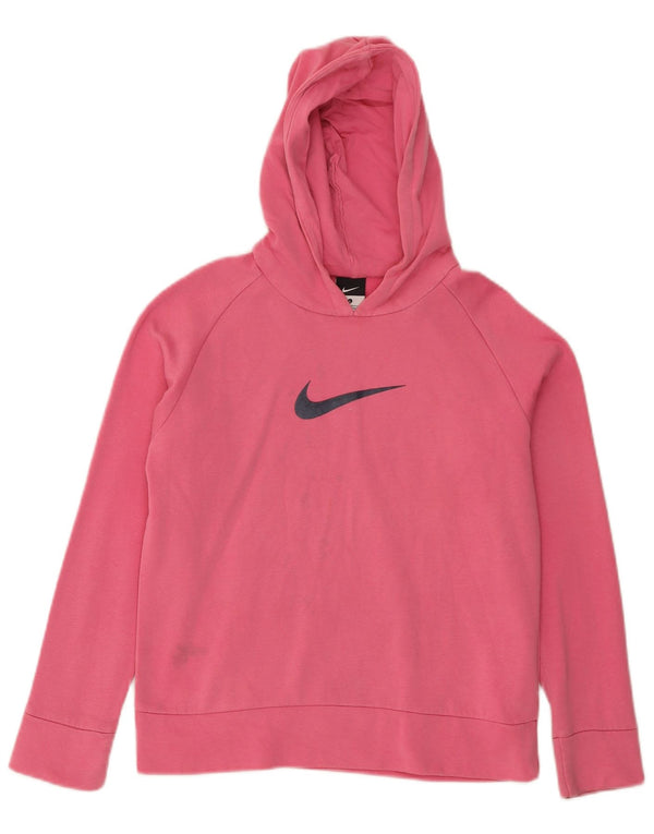 Nike piger hættetrøje 12-13 år Stor Pink Bomuld