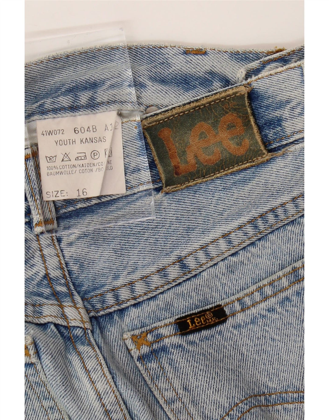 LEE Girls Kansas Tapered Jeans 15-16 år W30 L32 Blue Cotton