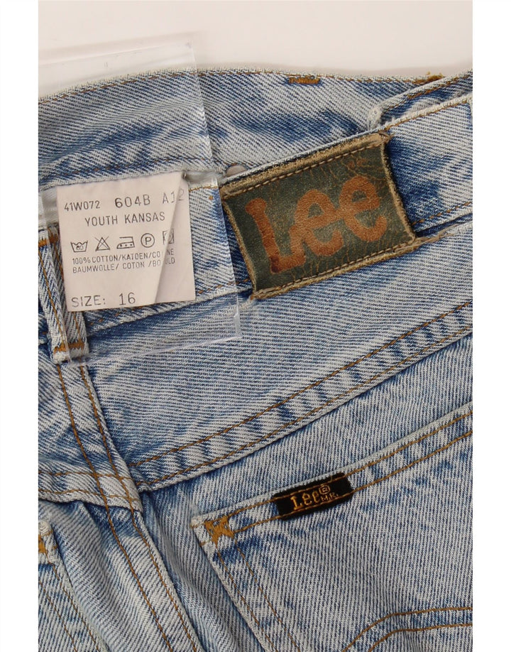 LEE Girls Kansas Tapered Jeans 15-16 år W30 L32 Blue Cotton