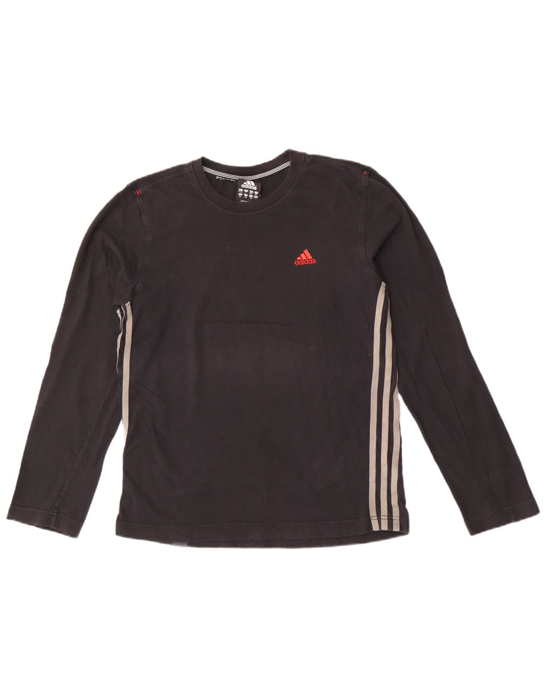 Adidas Boys Top Langærmet 13-14 år Sort Bomuld