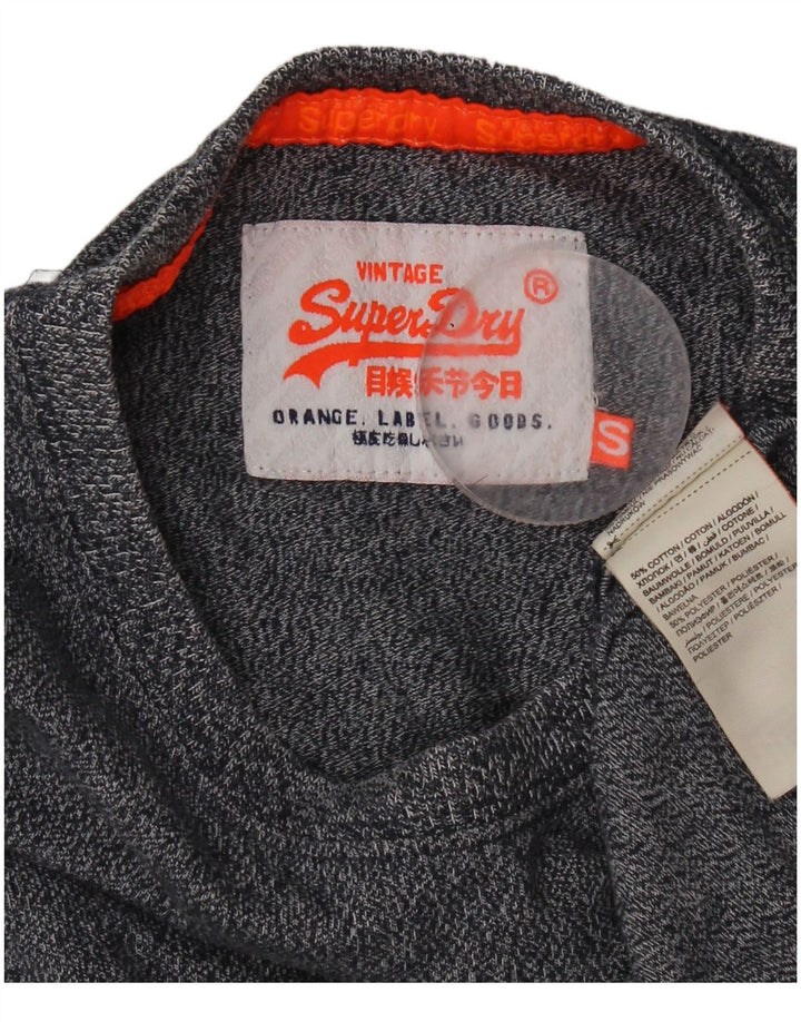 Superdry Herre T-shirt Top Lille grå Tie Dye Bomuld