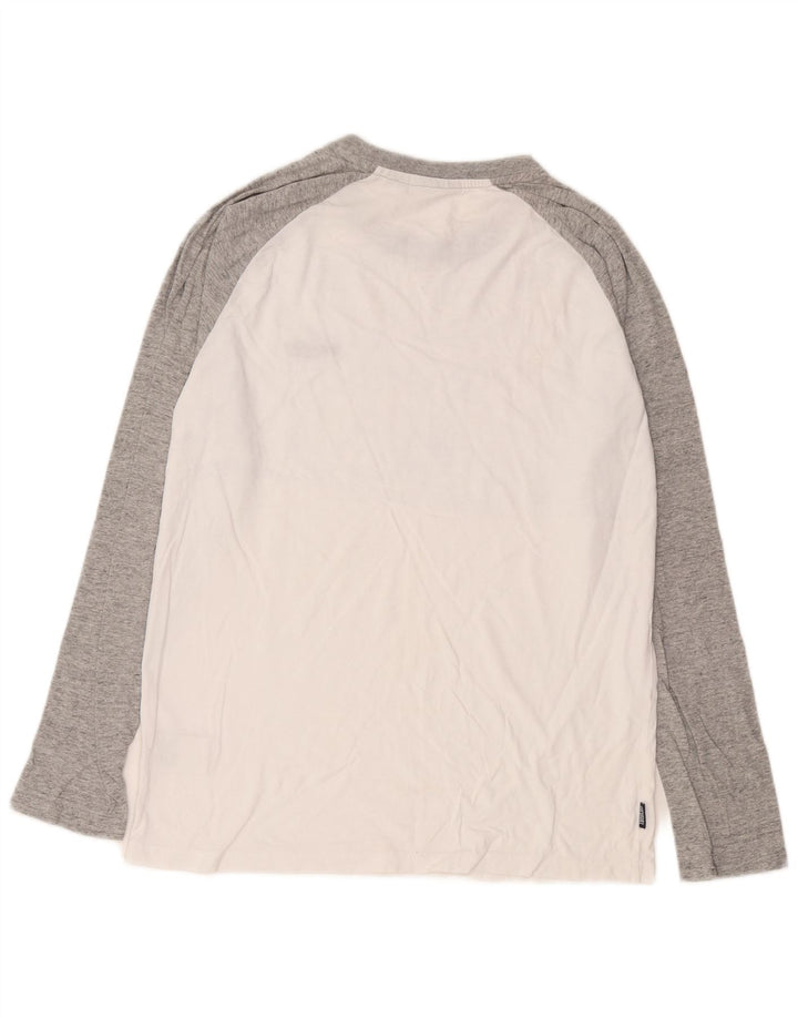 Superdry Herre Top Langærmet Stor hvid Colourblock Bomuld