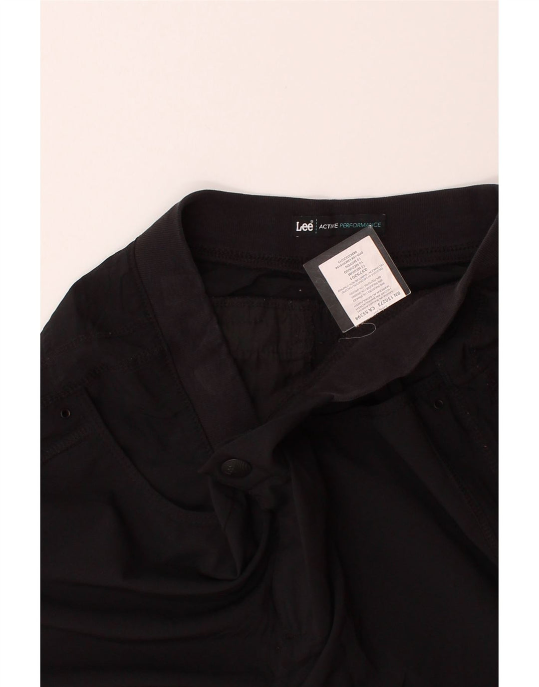 LEE Womens Bermuda Shorts US 10 Large W34 Black Polyester Vintage Lee and Second-Hand Lee from Messina Hembry 