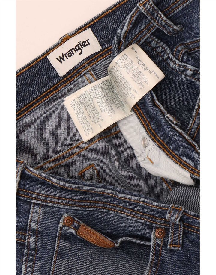 Wrangler Herre Texas Straight Jeans W40 L27 Blå Bomuld