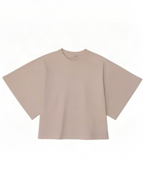 Zara Dame Batwing Bluse Top UK 14 Medium White Bomuld