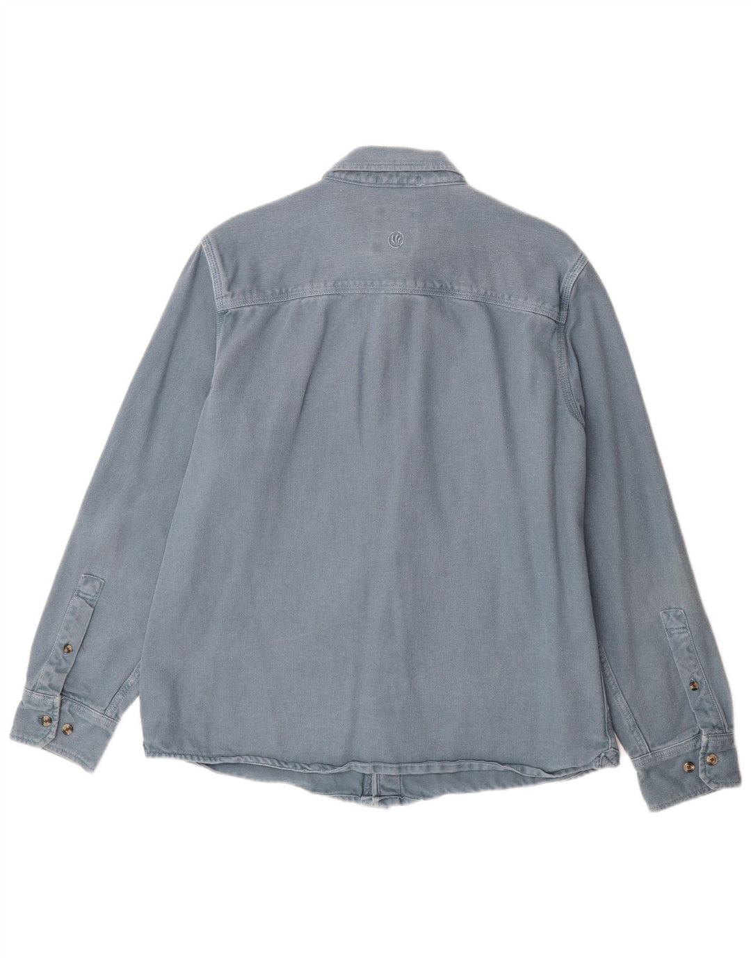 Fat Face Herre Denim Skjorte Stor Blå Bomuld