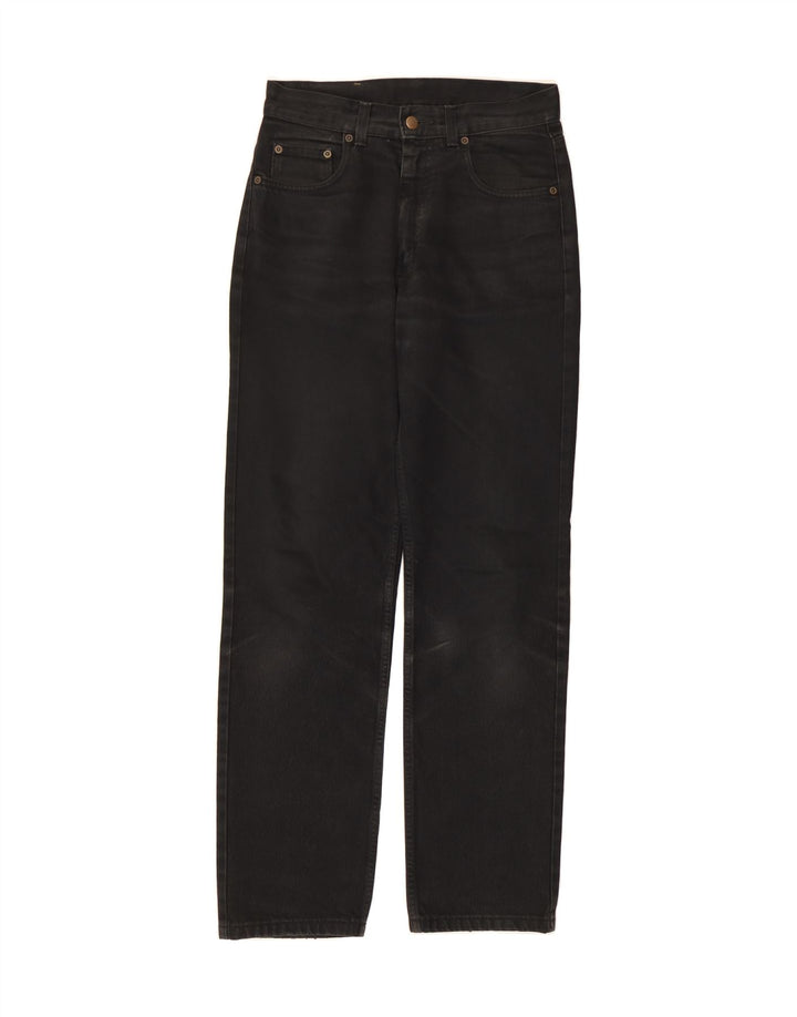 PIONEER Womens Regular Straight Jeans W28 L31 Black Vintage Pioneer and Second-Hand Pioneer from Messina Hembry 