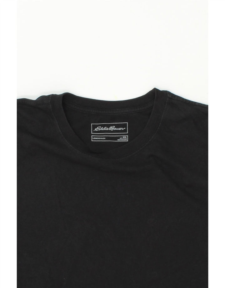L.L.BEAN Mens T-Shirt Top 2XL Black Cotton Vintage L.L.Bean and Second-Hand L.L.Bean from Messina Hembry 