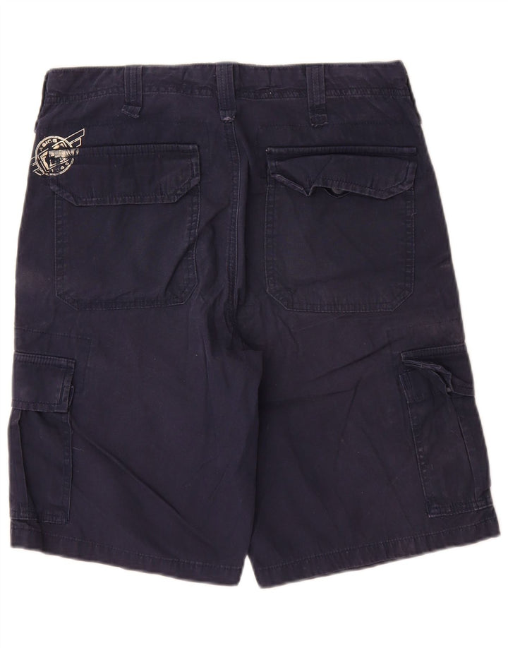 Asics Herre Cargo Shorts IT 46 Small W30 Marineblå Bomuld