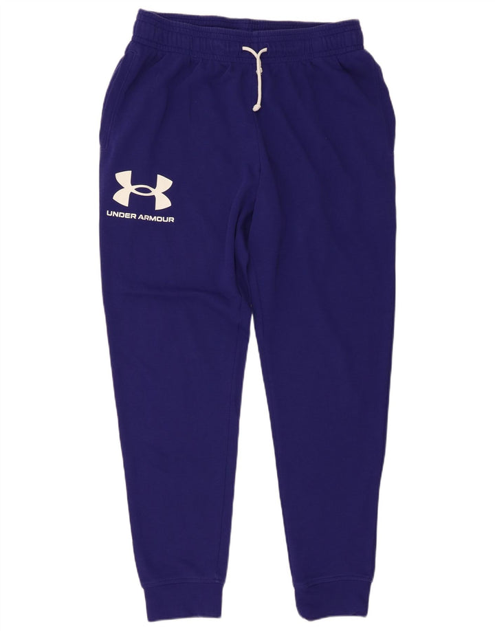 Under Armour Dame træningsdragt Bukser Joggers UK 14 Large Navy Blue
