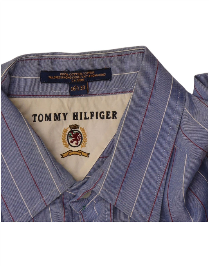 Tommy Hilfiger Herreskjorte str. 16 1/2 Stor blåstribet bomuld