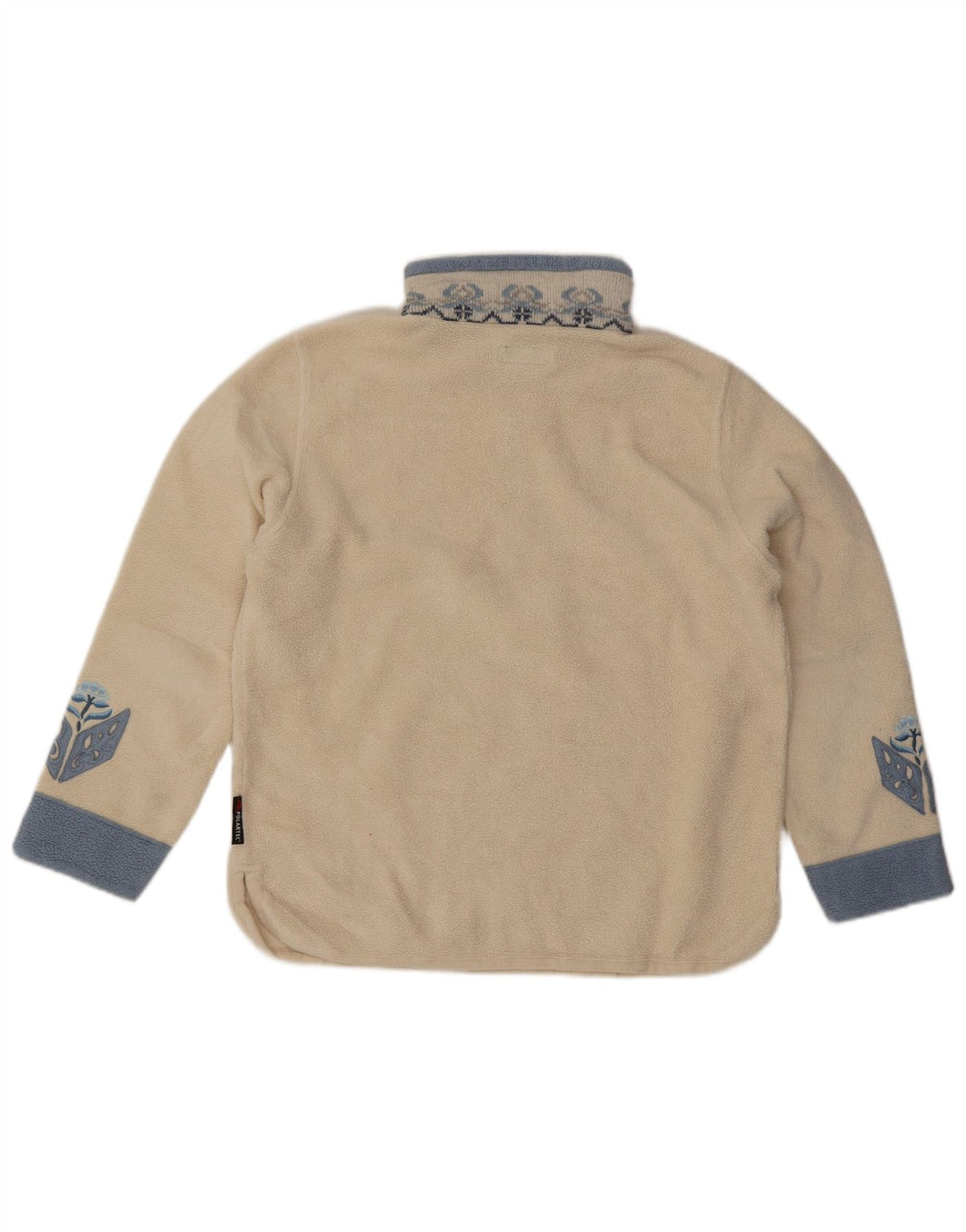 POLARTEC Dame Fleece Jumper med lynlås DK 16 Stor hvid polyester