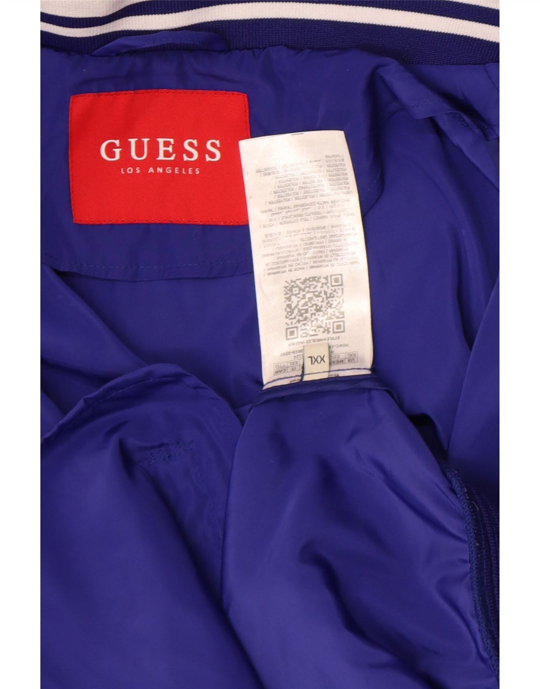 Guess Træningsdragt til mænd Topjakke 2XL Blå Colourblock Polyester