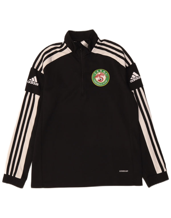 Adidas Boys Grafisk Pullover Træningsdragt Top 13-14 år Sort