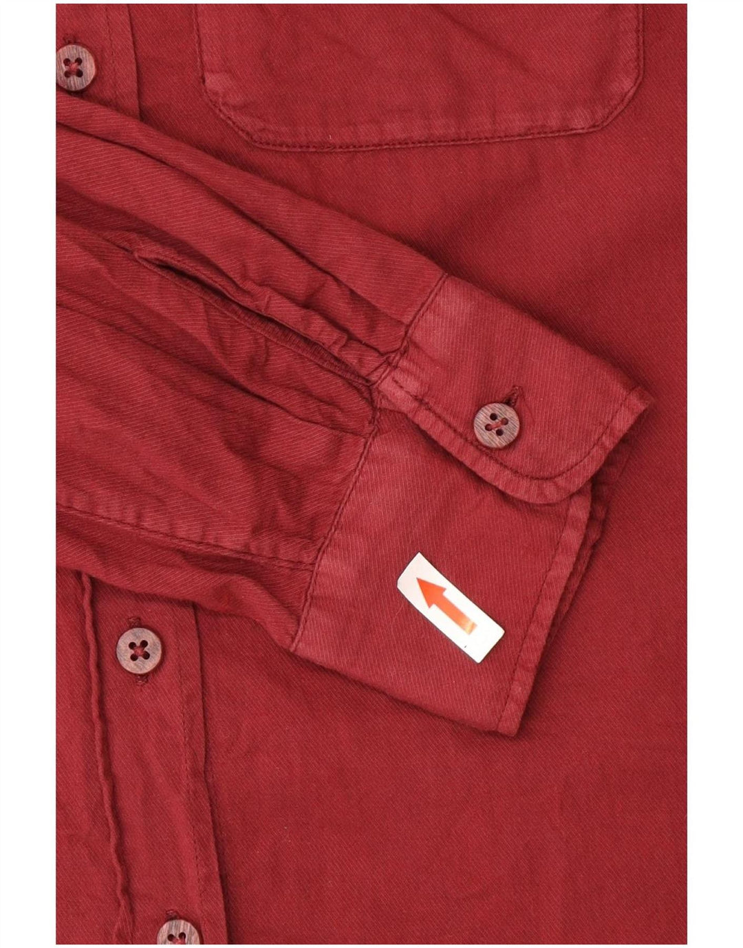 Massimo Dutti Dameskjorte EU 44 XL Bourgogne bomuld