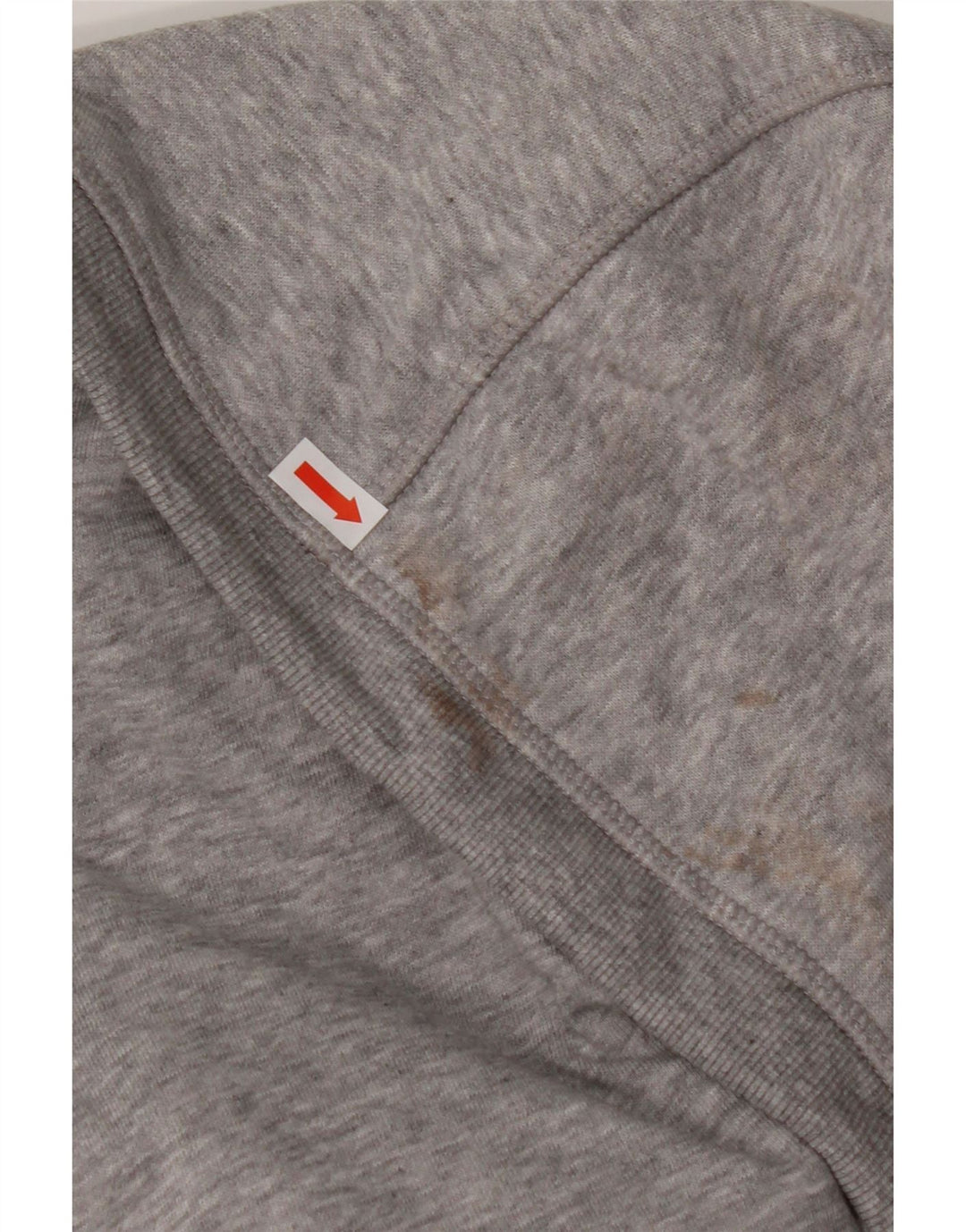 ADIDAS Dame Climalite grafisk hættetrøje sweater med lynlås UK 16/18, stor grå