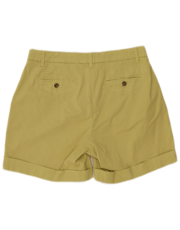Jigsaw Dame Chino Shorts UK 12 Medium W30 Grøn Bomuld