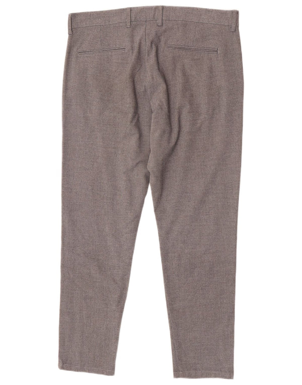 Zara Herre Slim Chino Bukser EU 42 Large W32 L28 Grå