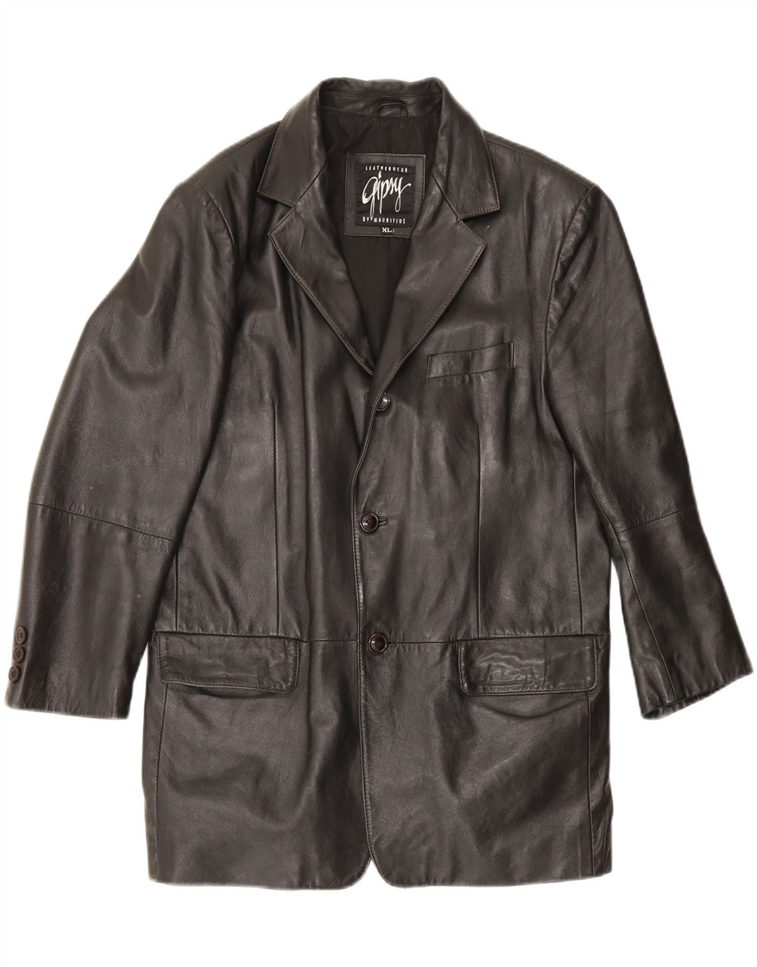 Gipsy by Mauritius Herre 3-knaps blazerjakke UK 42 XL Sort