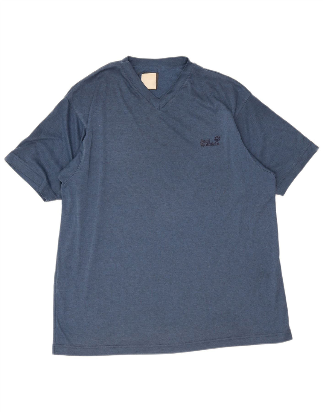 Jack Wolfskin Herre T-Shirt Top XL Blå Polyester