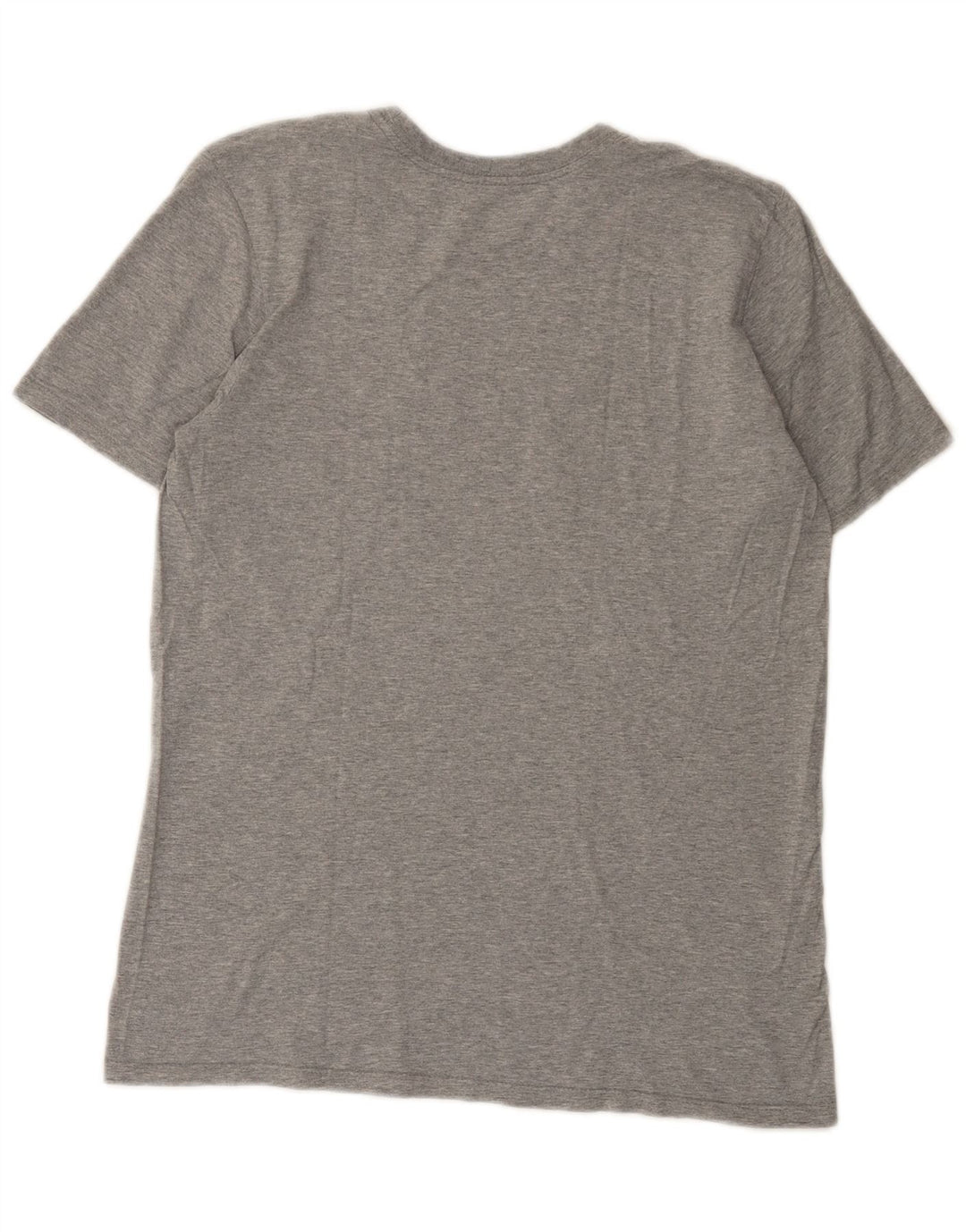 Nike Herre Athletic Cut Grafisk T-Shirt Top Medium Grey Bomuld