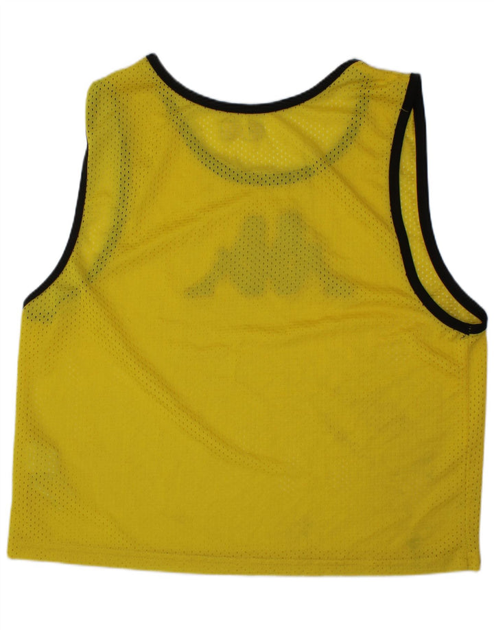 KAPPA drenge grafisk vest top 7-8 år gul polyester