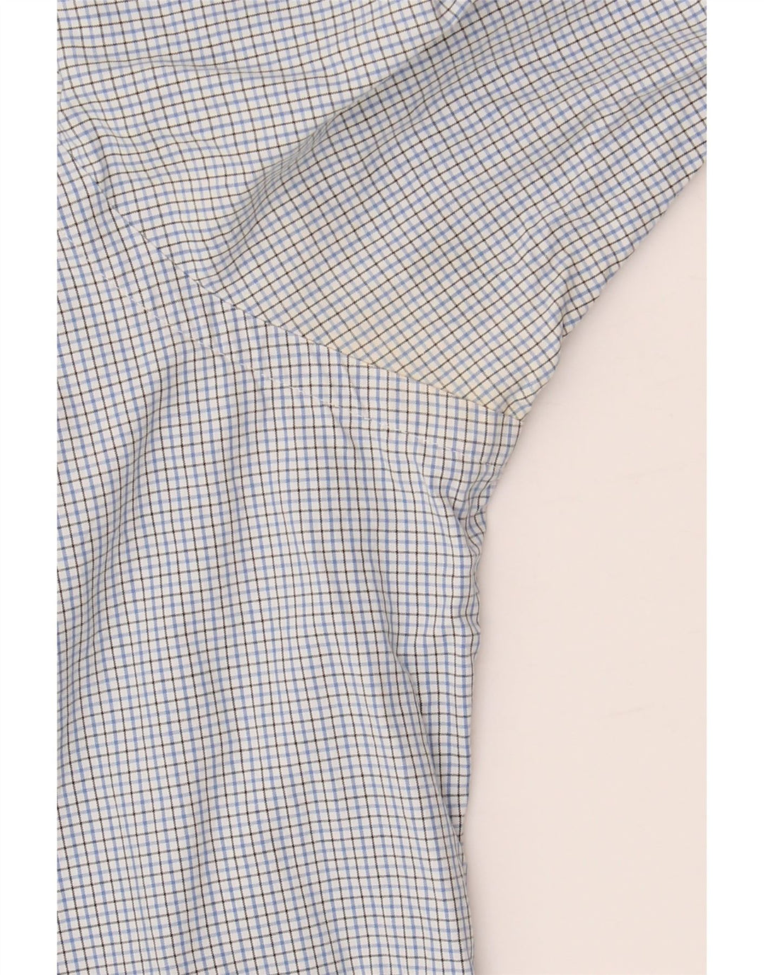 RALPH LAUREN Herreskjorte str. 15 1/2 Medium Blue Gingham Cotton
