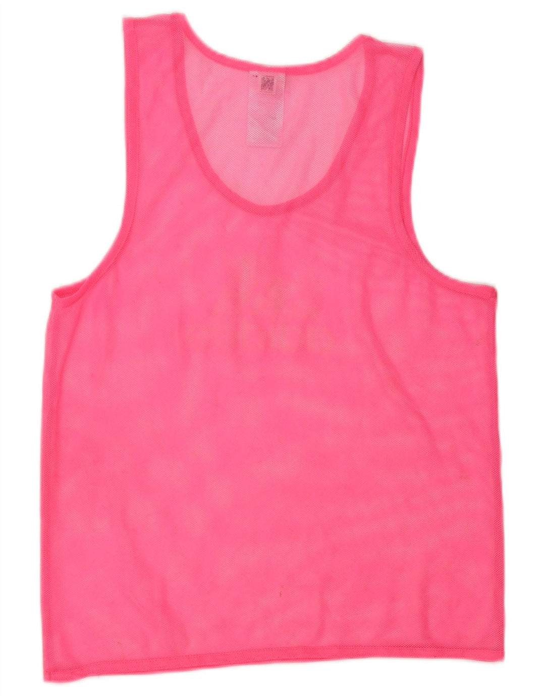 Adidas Dame Grafisk Vest Top UK 10 Small Pink Polyester