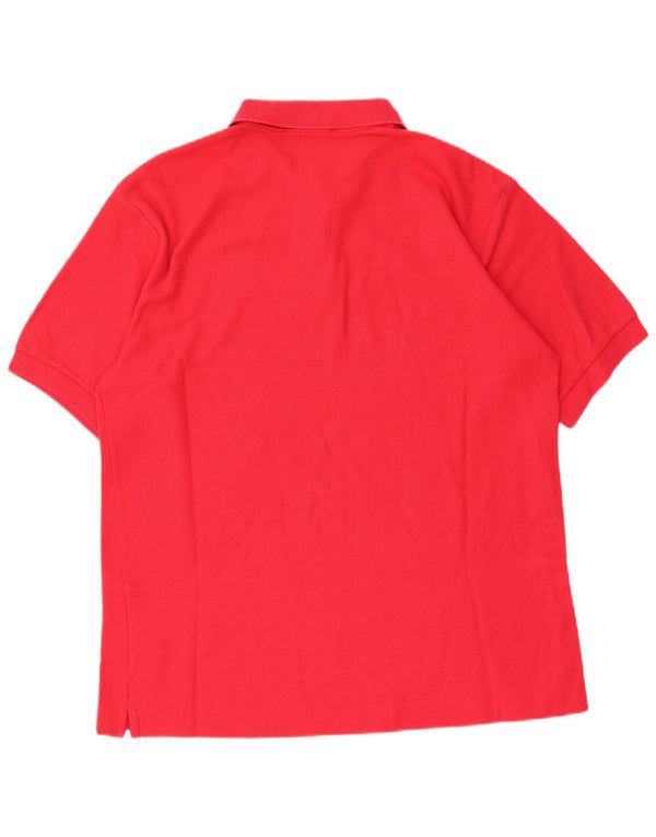 Fila Polo Shirt til mænd IT 48 Medium Rød Bomuld