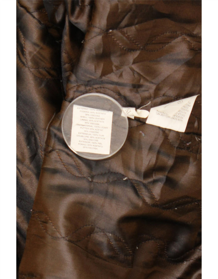 Privat Dame Hætte Ruskindsjakke IT 48 XL Brun