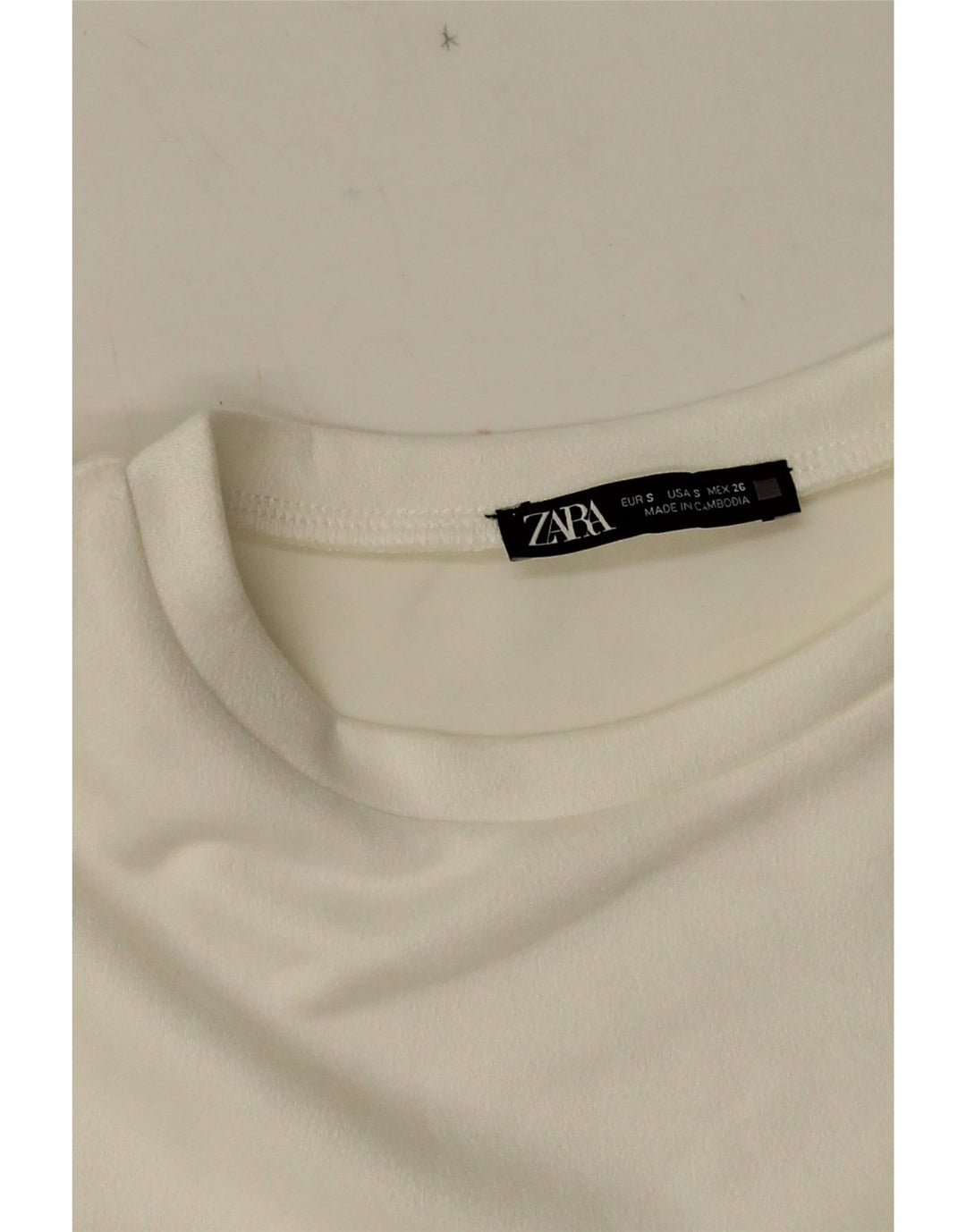 ZARA Shift Dress til kvinder UK 10 Small White Floral