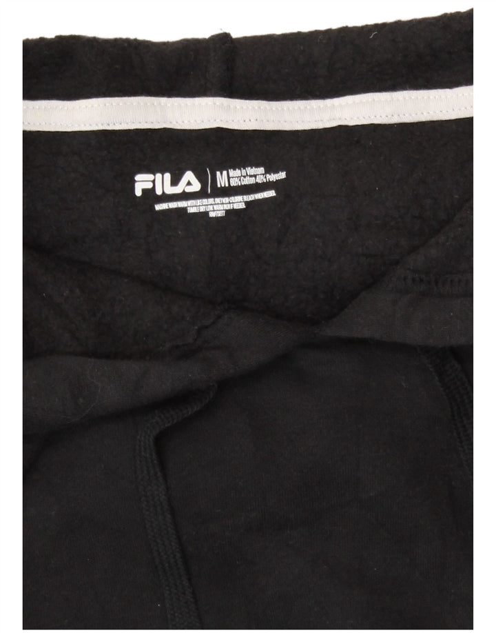 Fila Dame Hættetrøje UK 14 Medium Sort Colourblock