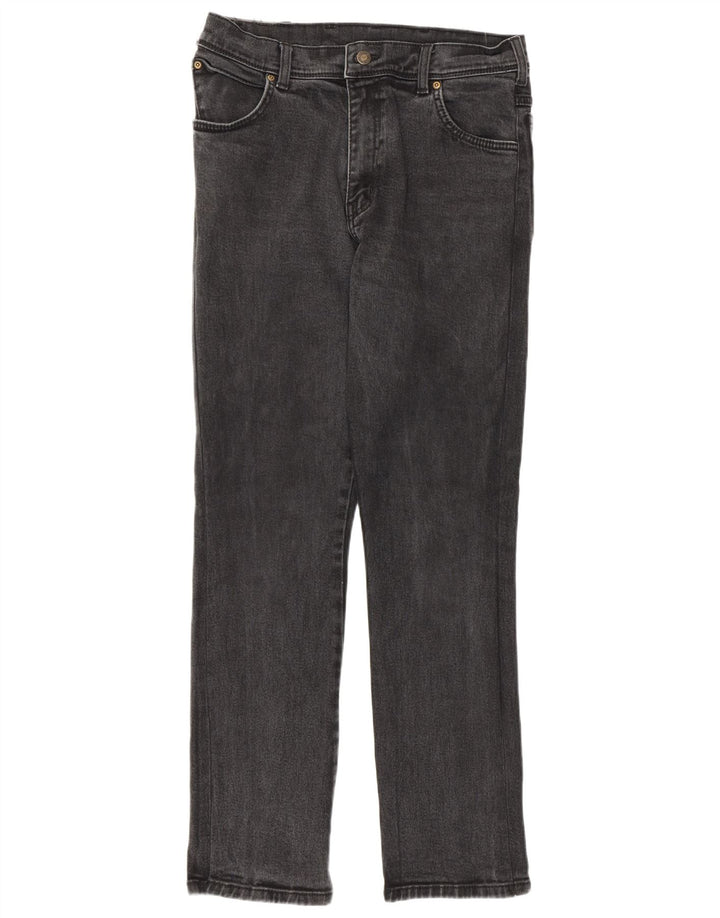 Wrangler Herre Regular Fit Straight Jeans W36 L32 Grå Bomuld