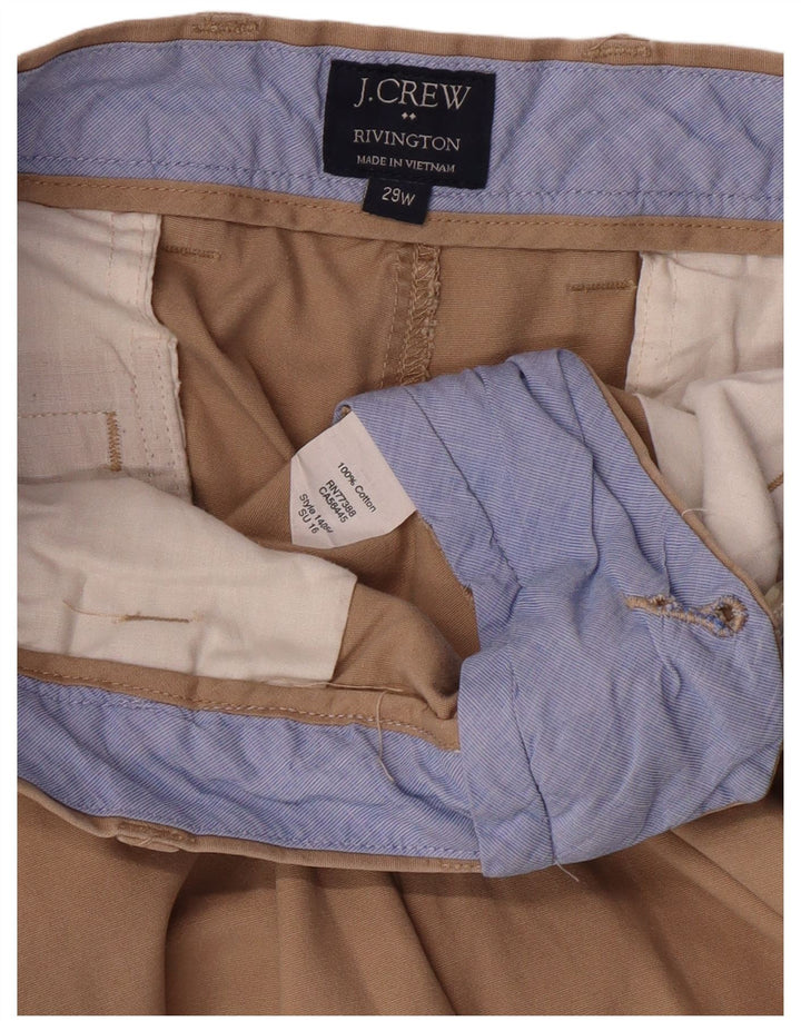 J. Crew Herre Rivington Chino Shorts W29 Små Beige Bomuld