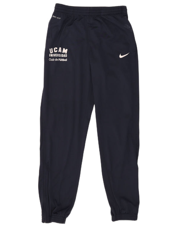 Nike Herre Dri Fit Grafisk træningsdragt Bukser Joggers Medium Navy Blue