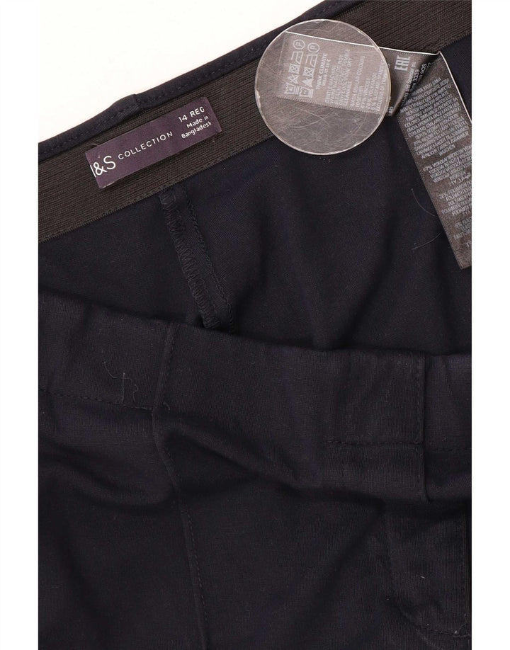 Marks & Spencer Chinobukser til kvinder UK 14 Medium W30 L28 Marineblå