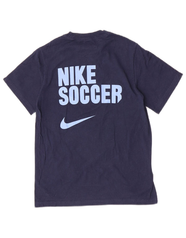 Nike Boys Diggers Fodbold Grafisk T-shirt Top 8-9 år Lille marineblå