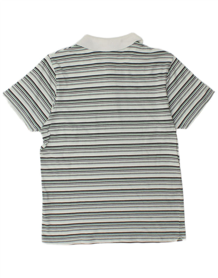 NIKE Mens Polo Shirt UK 39/41 Medium Multicoloured Striped