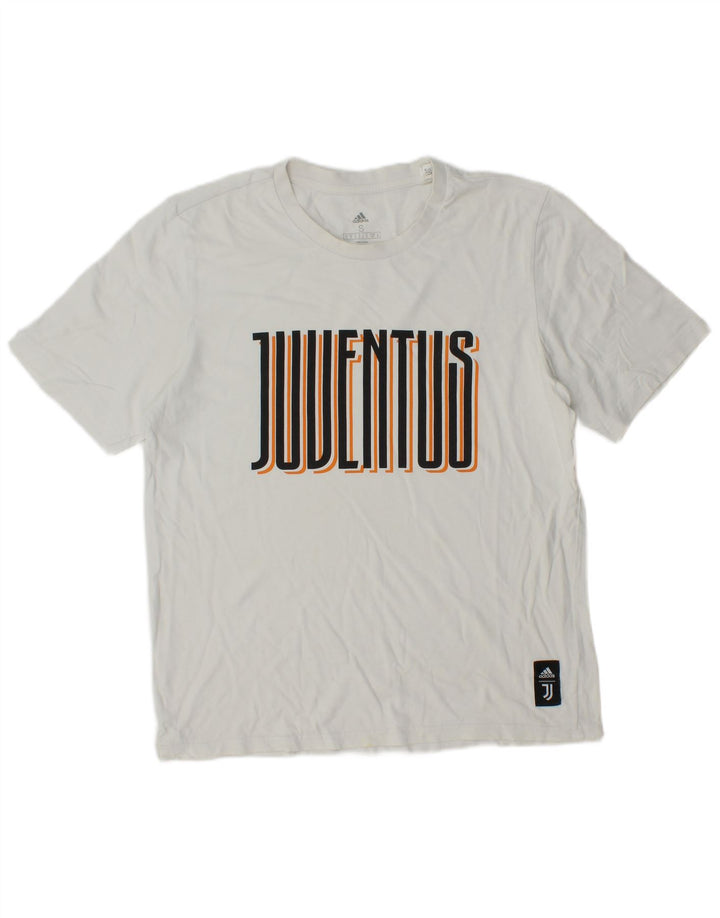 Adidas Herre Juventus Grafisk T-Shirt Top Lille Hvid