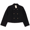 H&M Dame Dobbeltradet Oversized Blazer Jacket UK 14 Medium Navy Blue