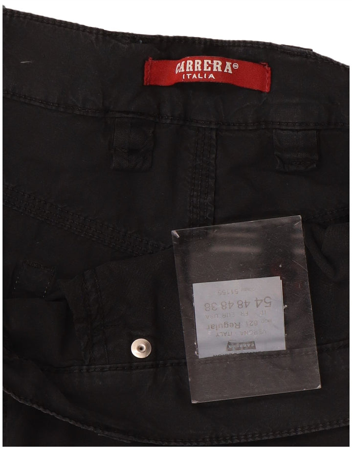 CARRERA Casual Shorts til mænd IT 54 2XL W38 Sort Bomuld