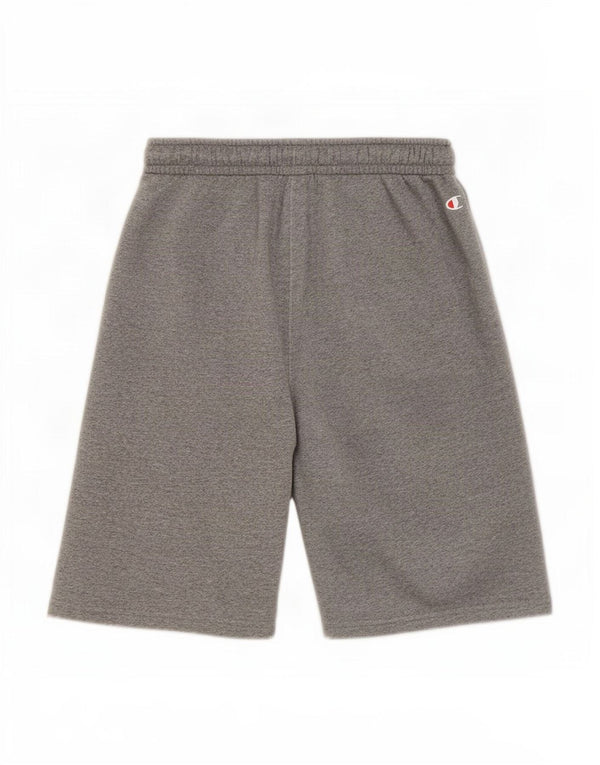 Champion drenge grafiske sportsshorts 13-14 år XL grå flækket bomuld
