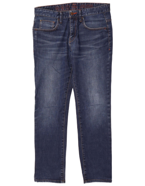 Wrangler Slim Jeans til mænd W32 L30 Blå