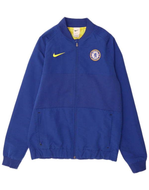 Nike Herre Chelsea FC Regular Fit Træningsdragt Topjakke Small Blue Sports