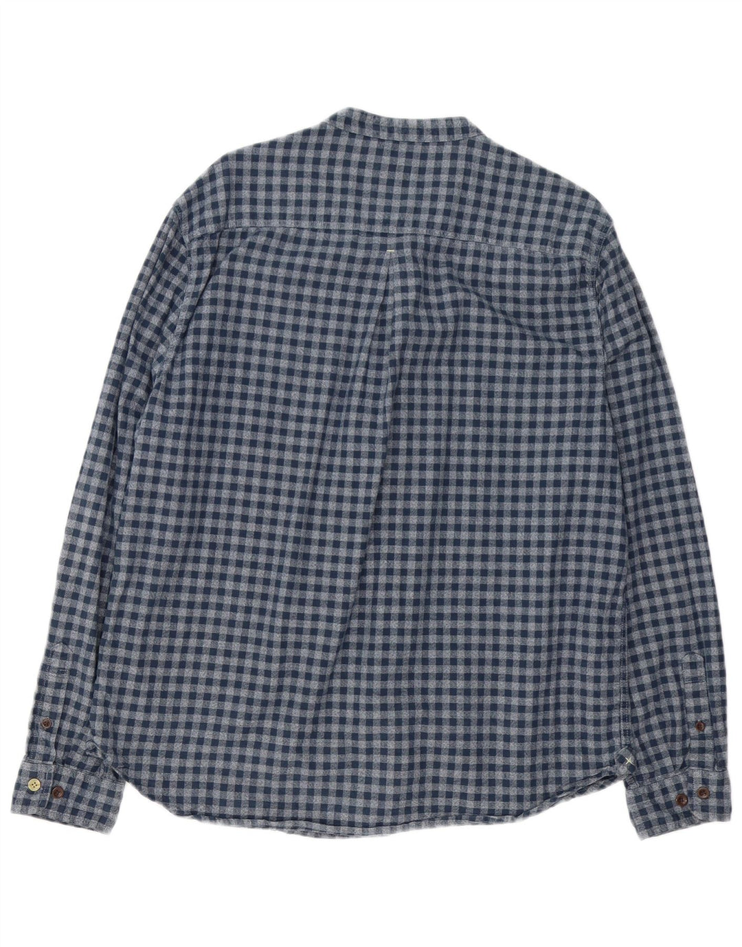 White Stuff Herre Classic Fit Shirt XL Blue Gingham Cotton