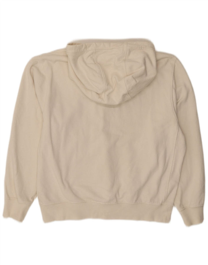 Nike Herre Grafisk Standard Fit Hættetrøje Jumper Medium Off White Bomuld