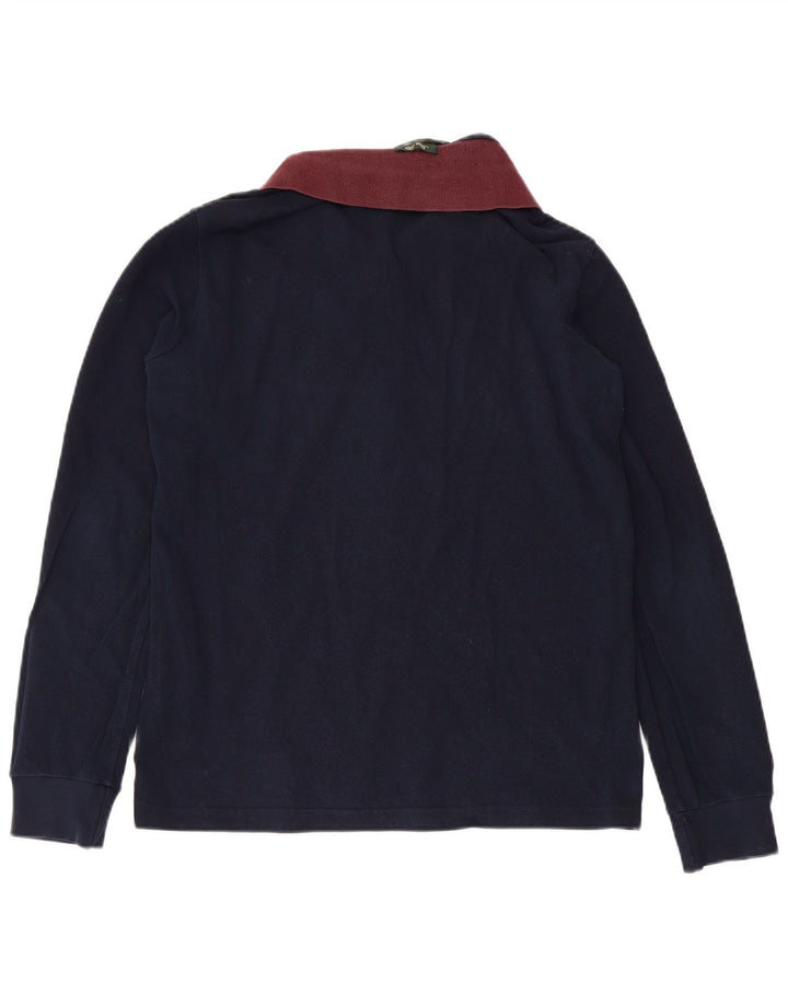 Fred Perry Herre Slim Fit Langærmet Polo Shirt Medium Navy Blue Bomuld